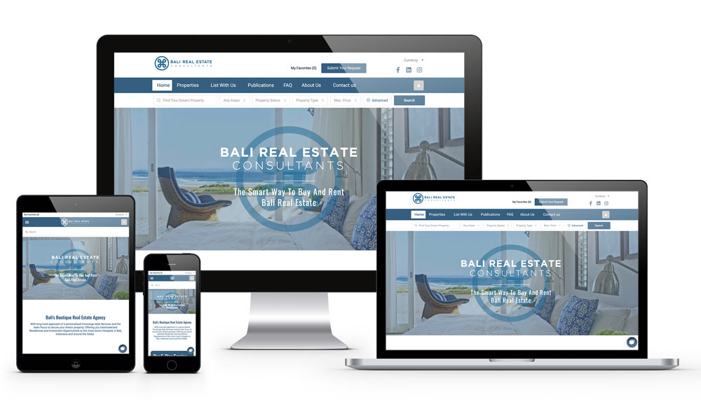 Real Estate Website View Devices